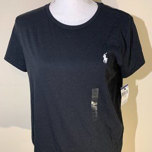NWT Polo by RL Short Sleeve Black Tee